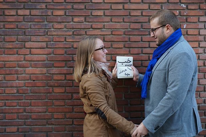 Evelyn and Haroun, a love story.