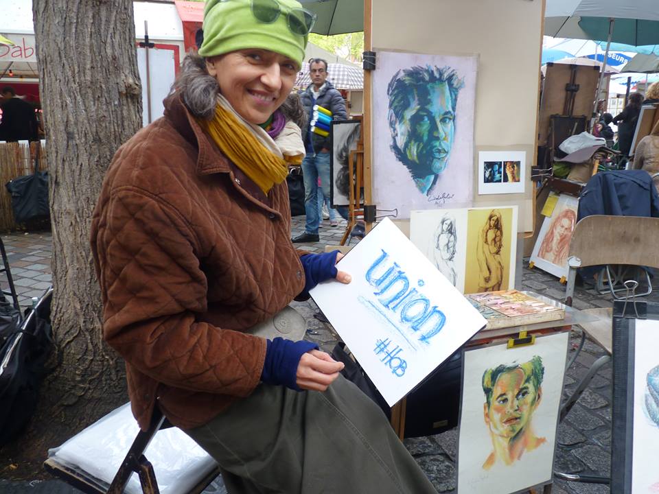 Linda, : a Croatian Artist in Montmartre.